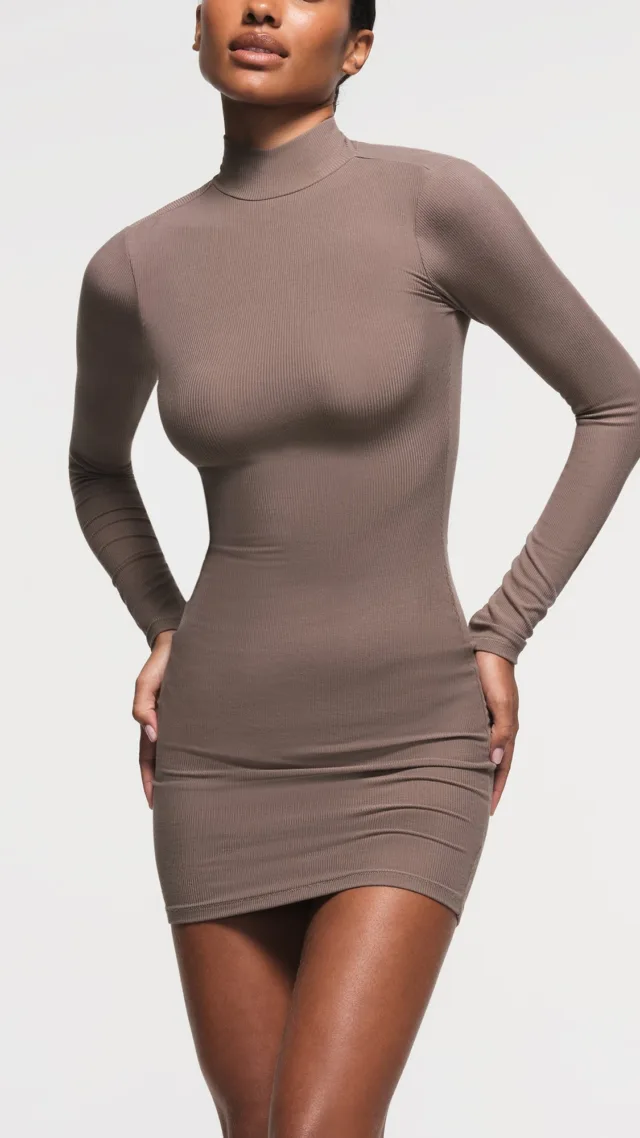 Turtleneck Mini Dress