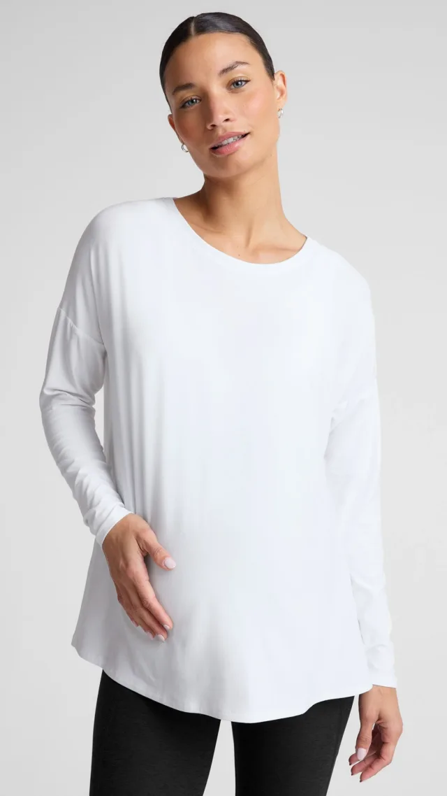 Featherweight Feels Like Home Long Sleeve Maternity Top