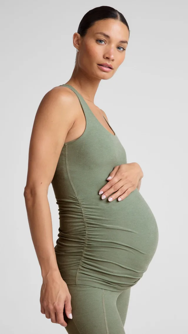 Spacedye Bases Covered Maternity Tank