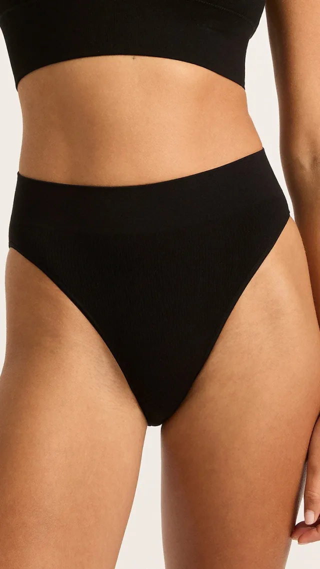 Lyolyte® Ribbed High Leg Brief