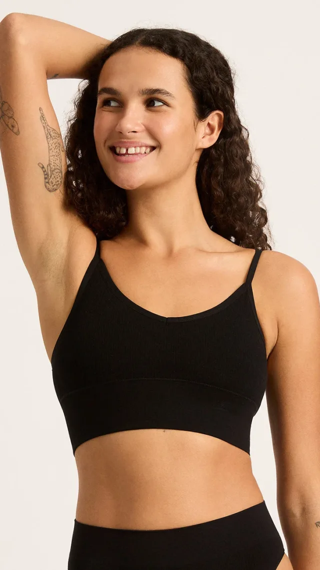 Lyolyte® Ribbed Low Back Bralette