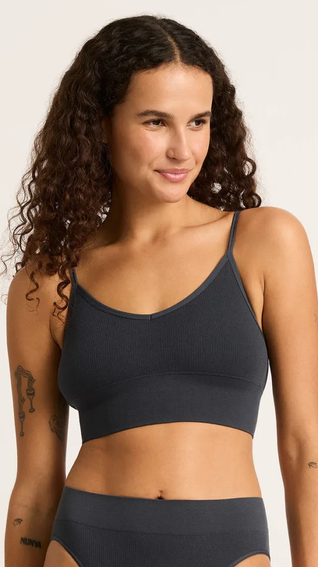 Lyolyte® Ribbed Low Back Bralette