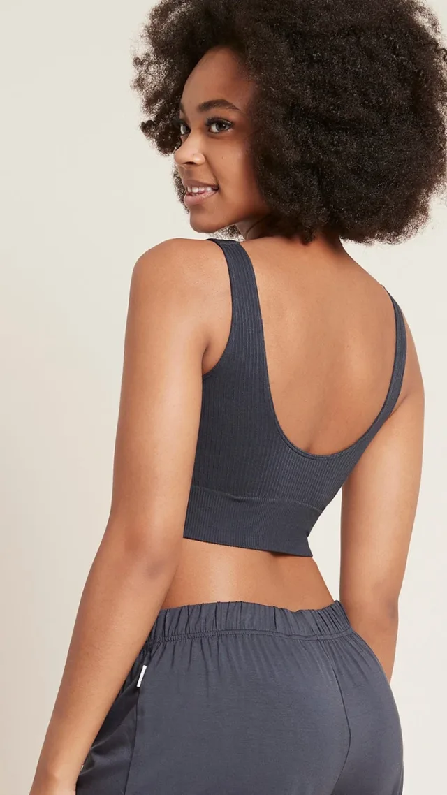 Ribbed Seamless Bra