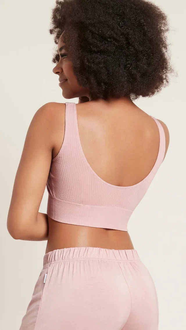 Ribbed Seamless Bra