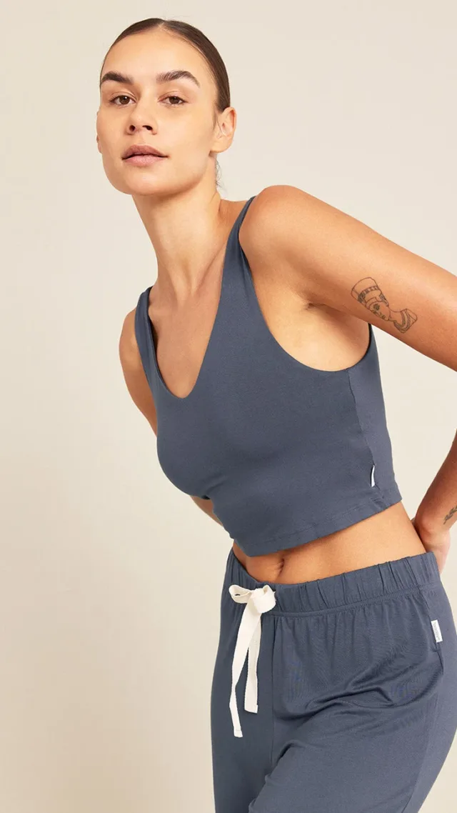 Shelf Bra Crop Top