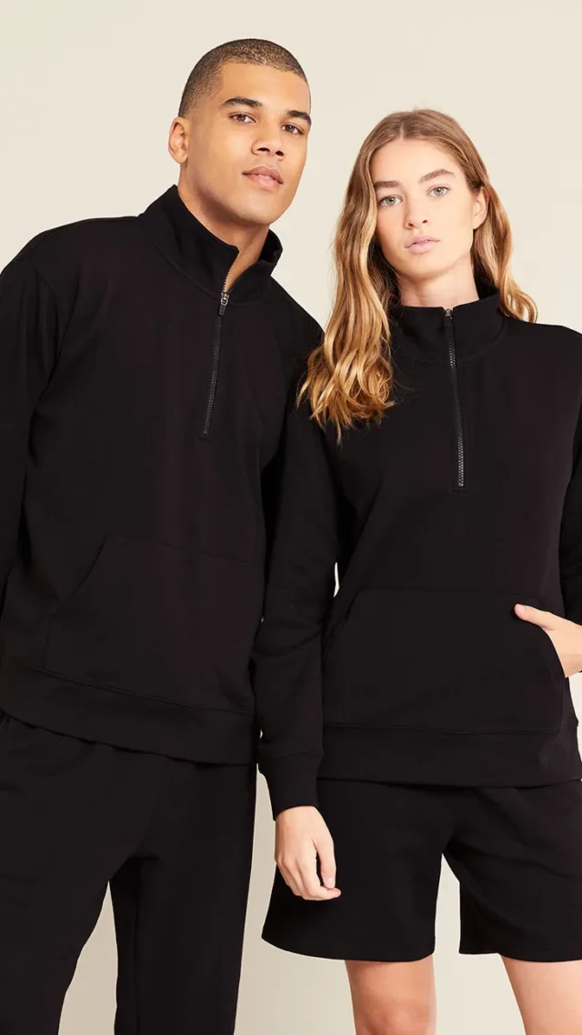 Unisex Quarter Zip Sweater