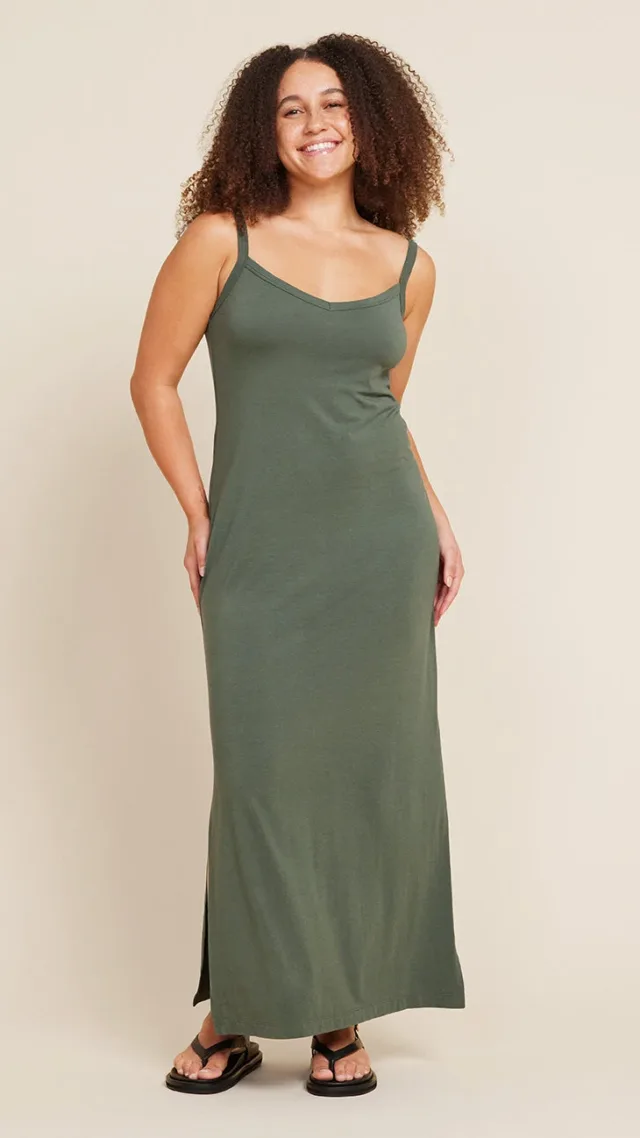 V-Neck Slip Dress