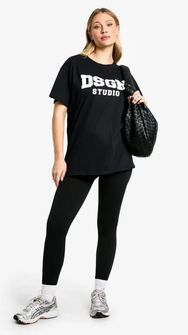 Navy Maternity Dsgn Studio T-Shirt & Legging Set