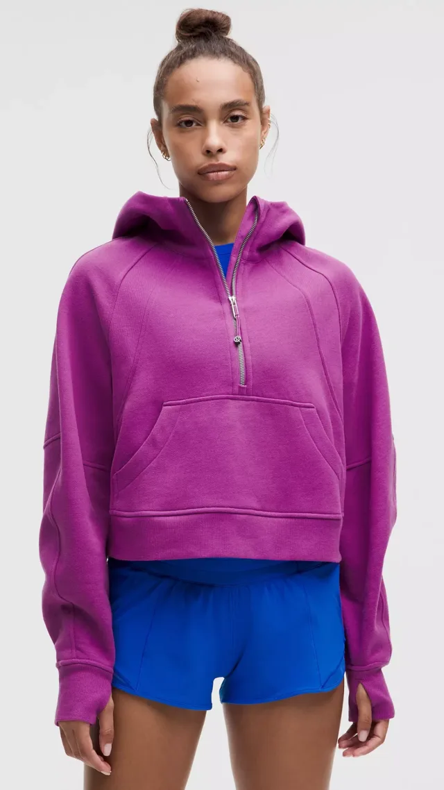 Scuba Oversized Half-Zip Hoodie