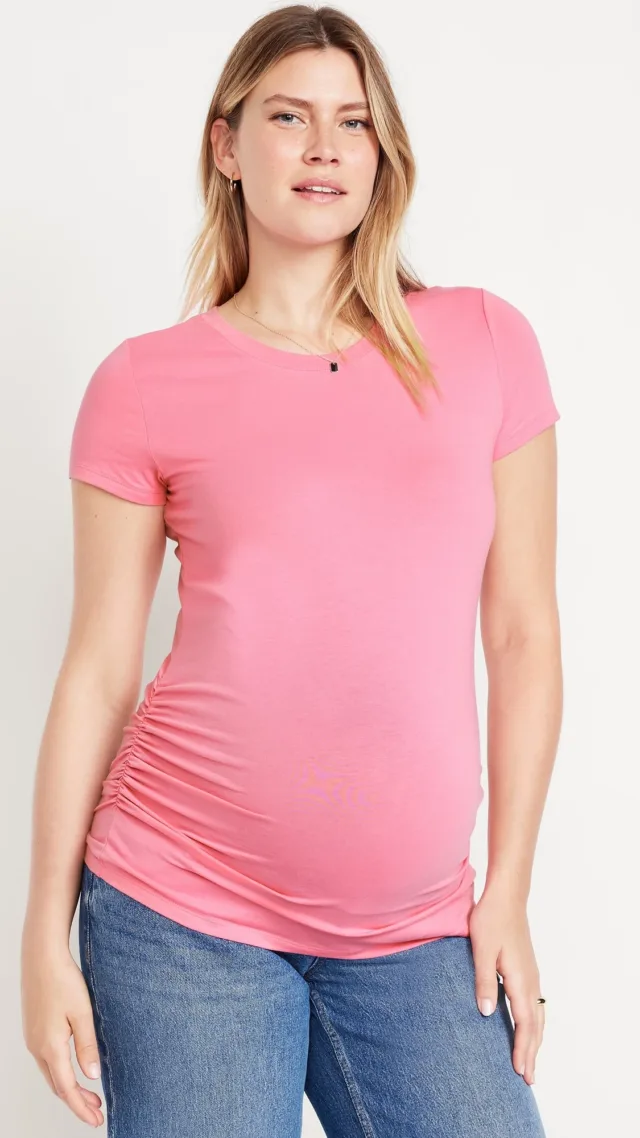 Maternity Crew Neck T-Shirt