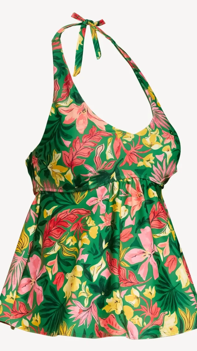 Maternity Halter Tankini Swim Top