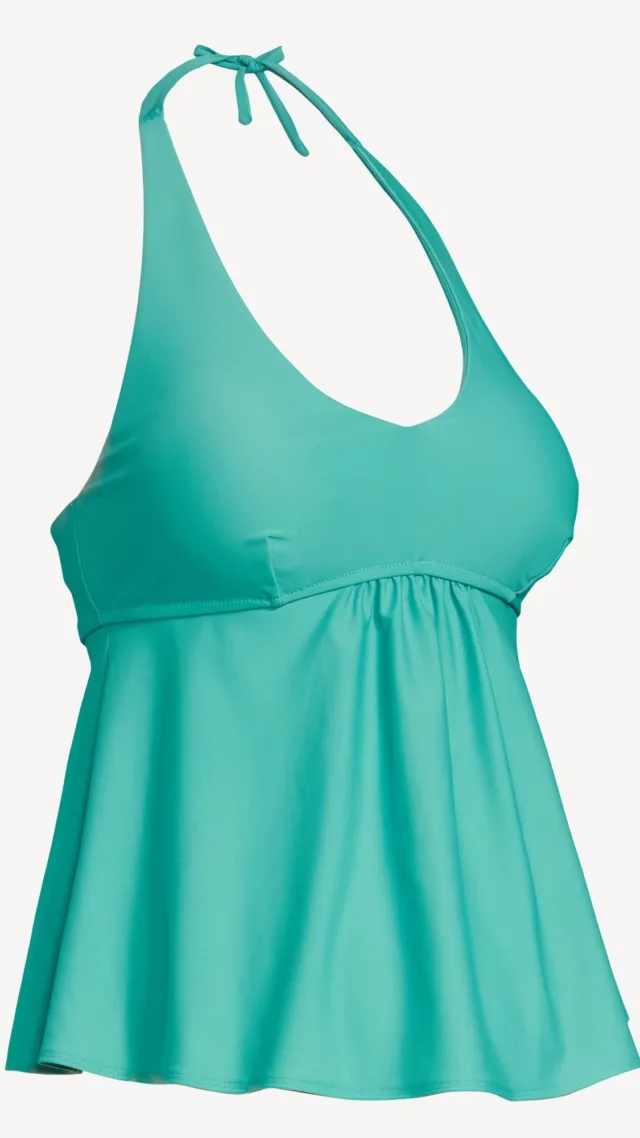 Maternity Halter Tankini Swim Top