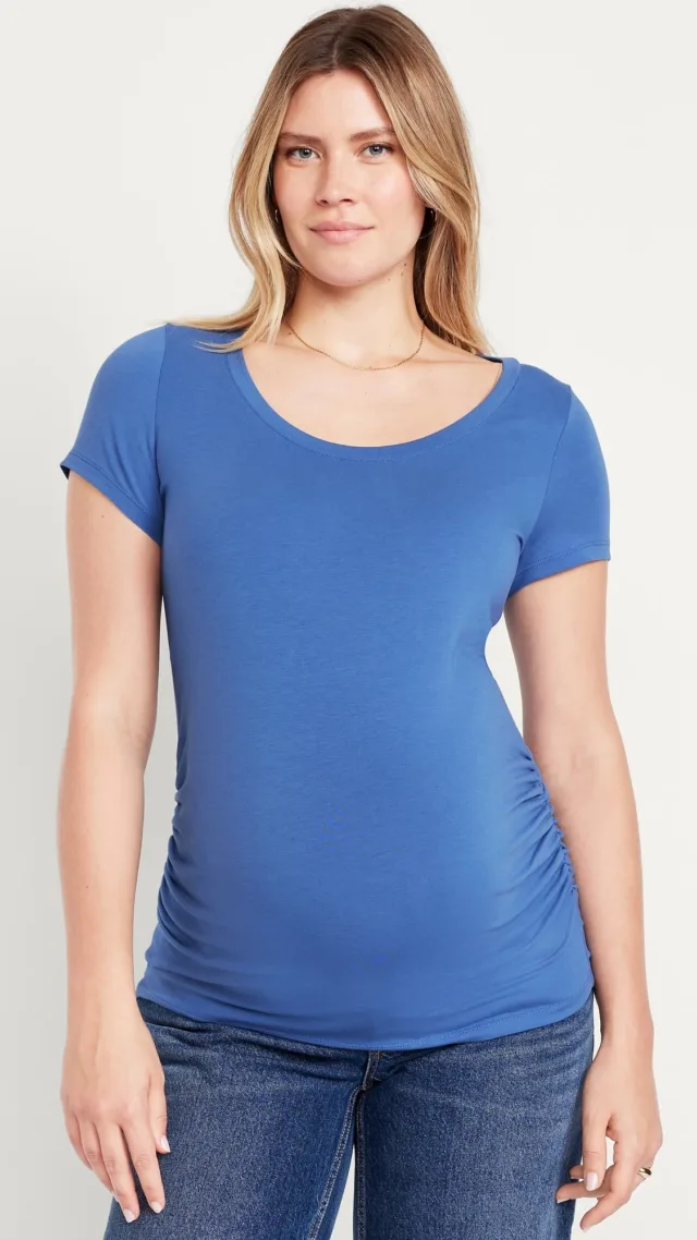 Maternity Scoop-Neck T-Shirt