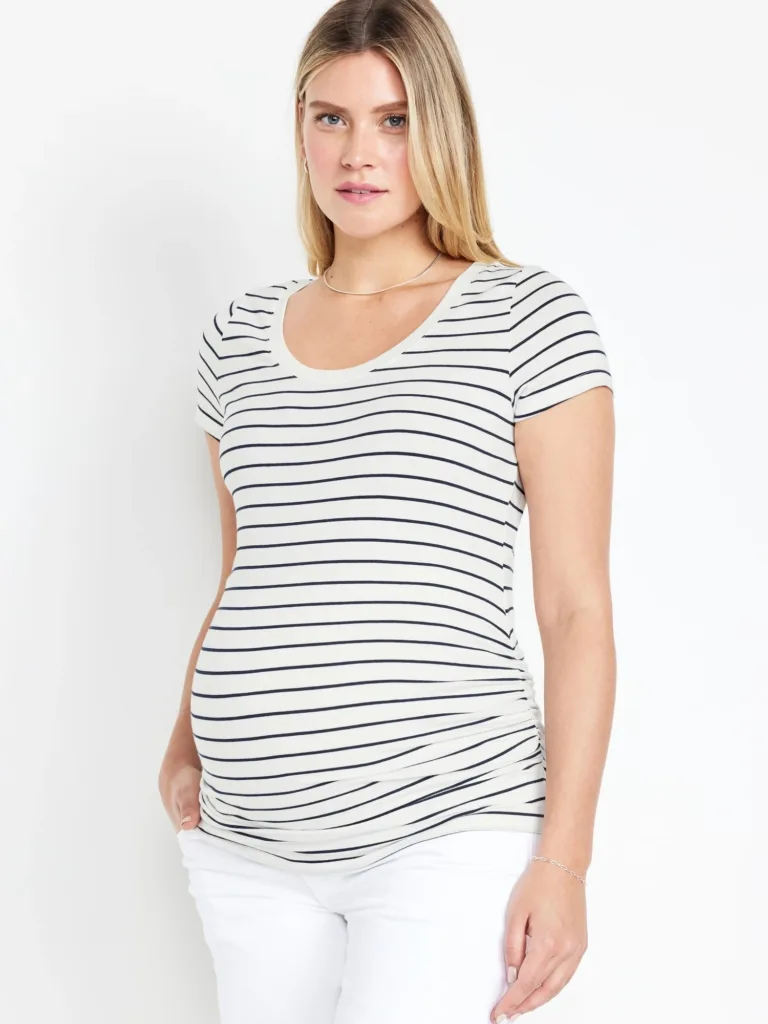 Maternity Scoop-Neck T-Shirt