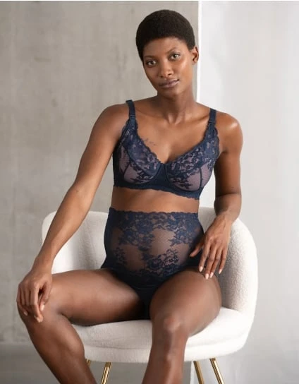 Emelia | Over Bump Lace Maternity Brief