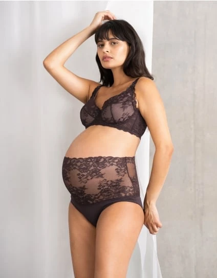 Emelia | Over Bump Lace Maternity Brief