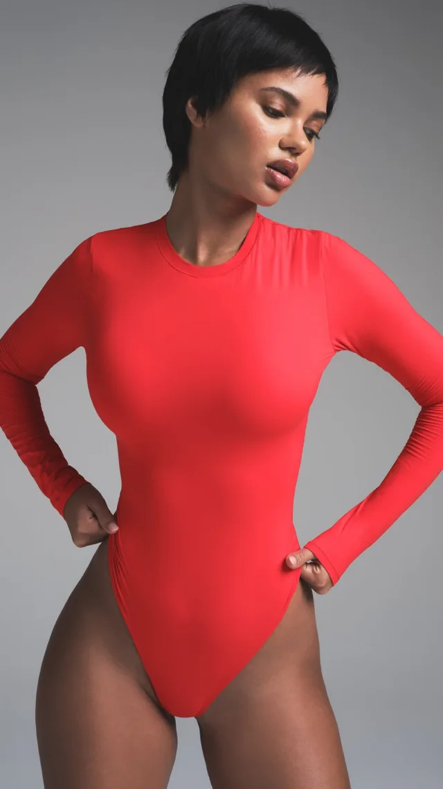 Long Sleeve Crewneck Bodysuit