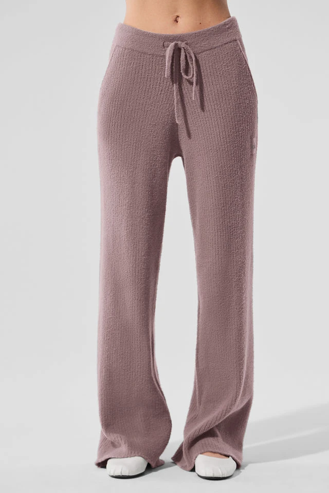 Snuggle Up Sweater High-Waist Wide Leg Pant