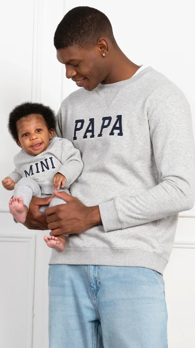 Kevin | Cotton Blend Papa & Mini Sweatshirts