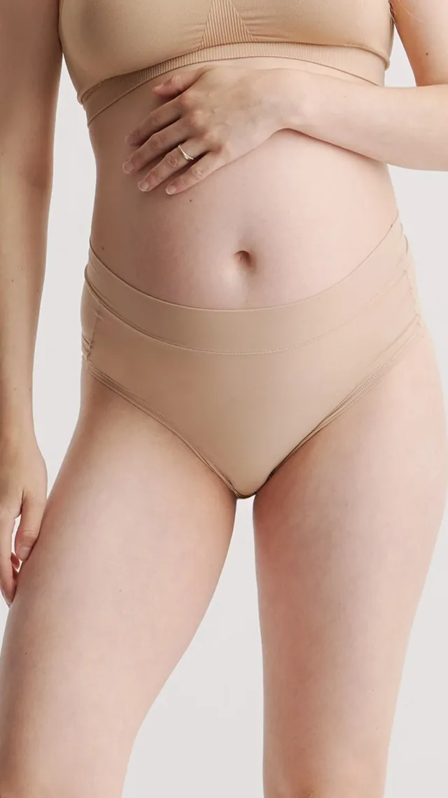 Sand Second Skin Maternity & Postpartum Brief (6-Pack)