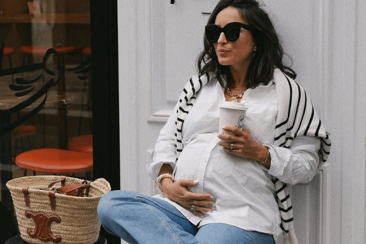 Cover Image for These timeless Parisian staples are everything you need for French girl maternity style.
