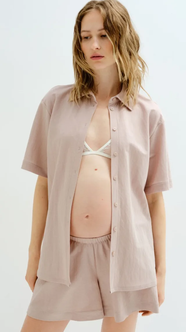 Mama 2-Piece Shirt And Shorts Set