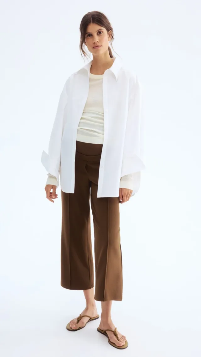 Mama Ankle-Length Interlock Pants