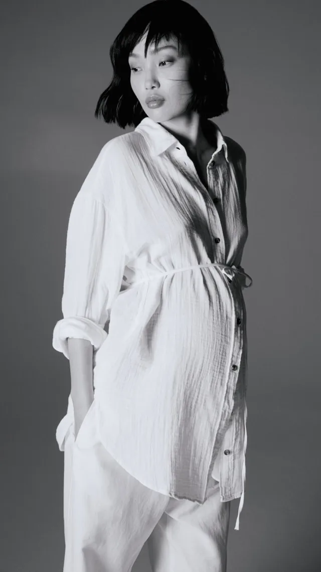 Mama Before & After Muslin Shirt