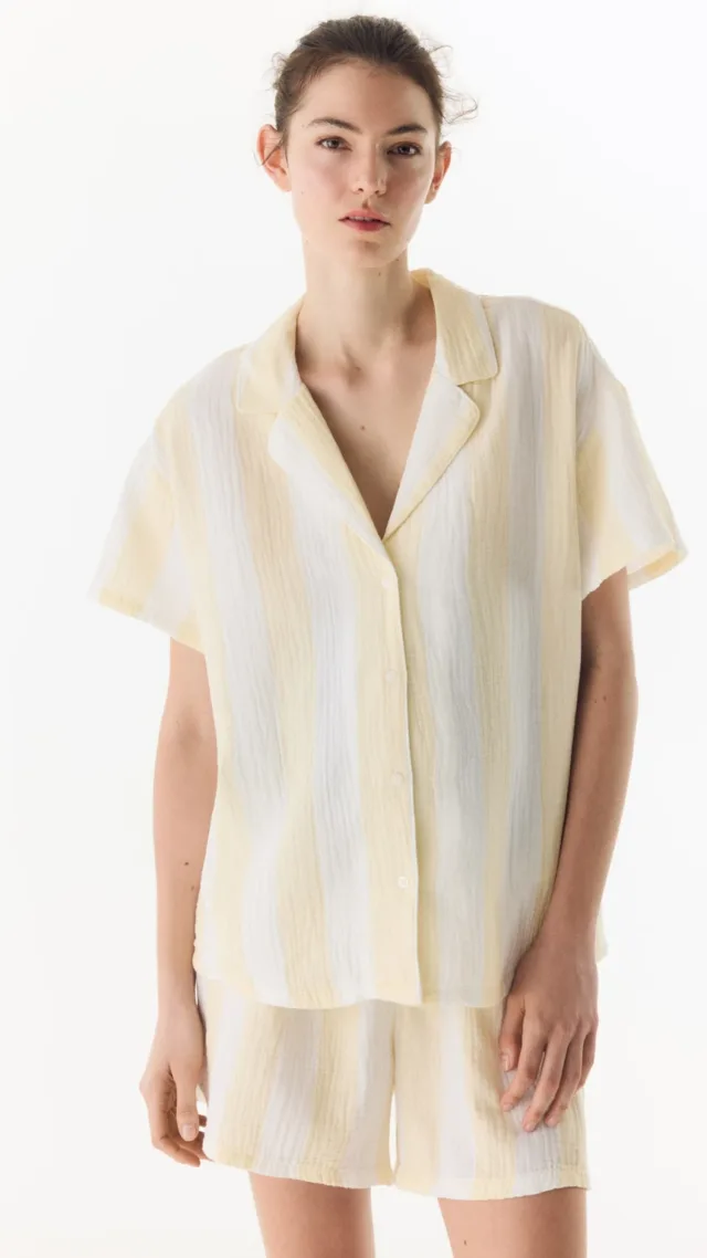 Mama Cotton Muslin Pajamas