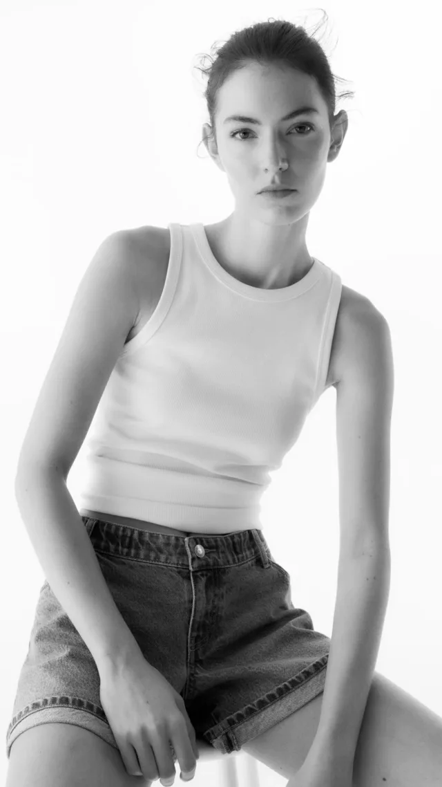 Mama Denim Shorts