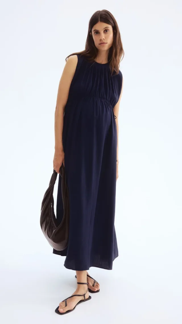 Mama Drawstring-Detail Dress