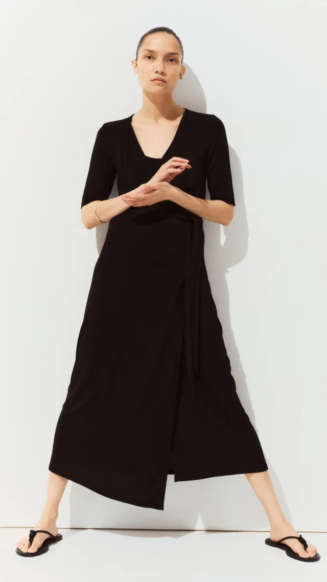 Mama Nursing Wrap Dress