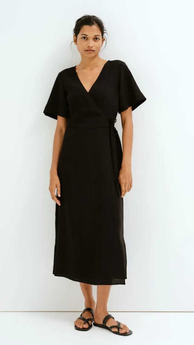Mama Nursing Wrap Dress