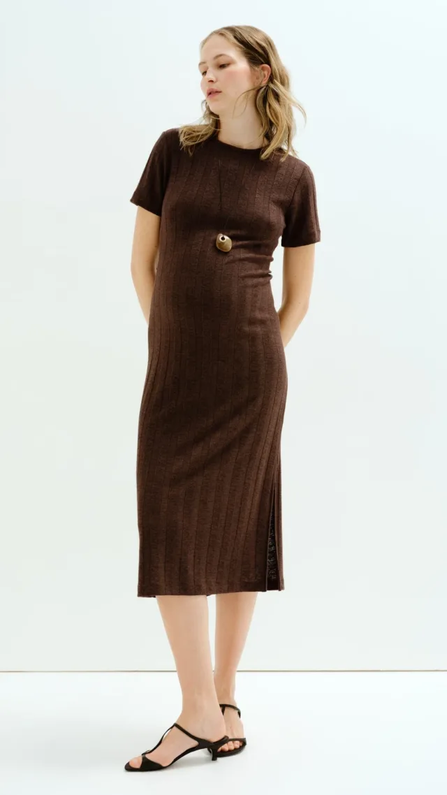 Mama Ribbed Dress