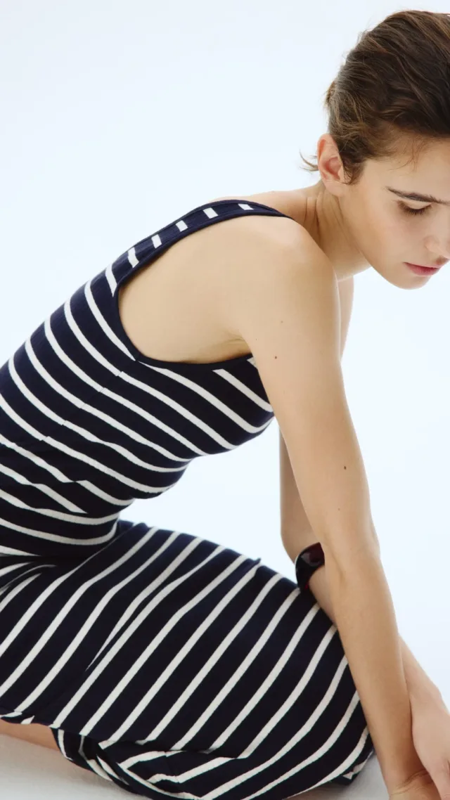 Mama Ribbed Nursing Dress