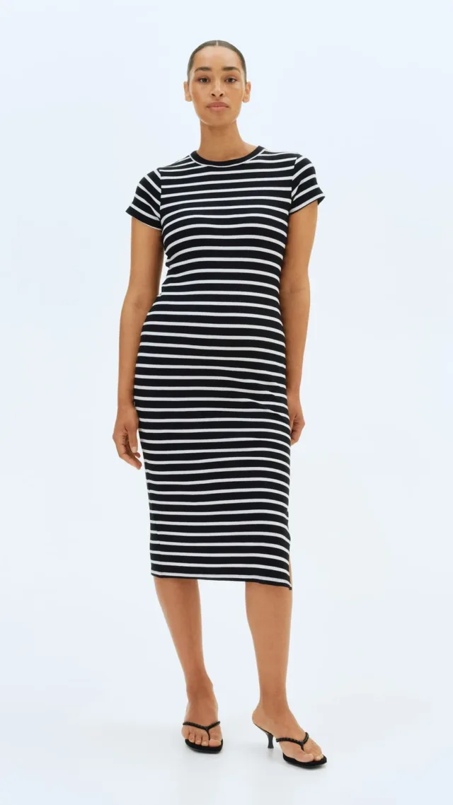 Mama Ribbed T-Shirt Dress