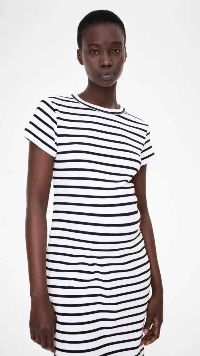 Mama Ribbed T-Shirt Dress