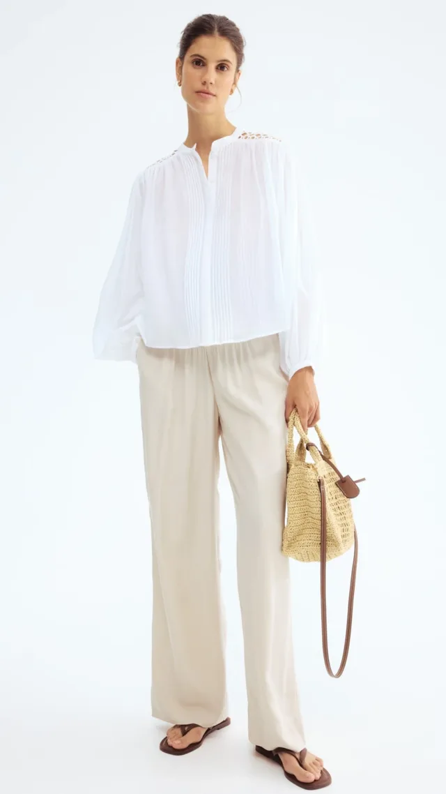 Mama Straight Twill Pants