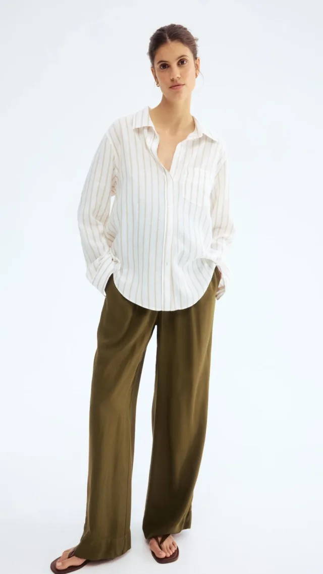 Mama Straight Twill Pants