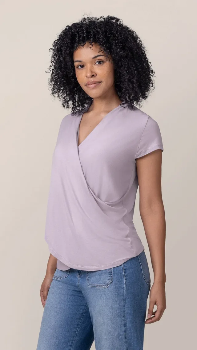 Bamboo Draped Nursing Top