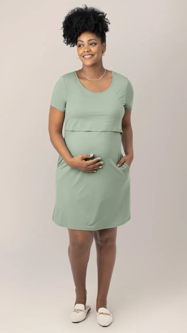 Eleanora Bamboo Maternity & Nursing Dress