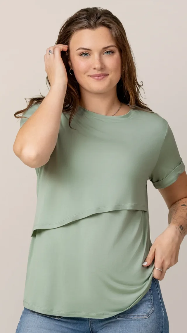 Everyday Asymmetrical Nursing T-Shirt