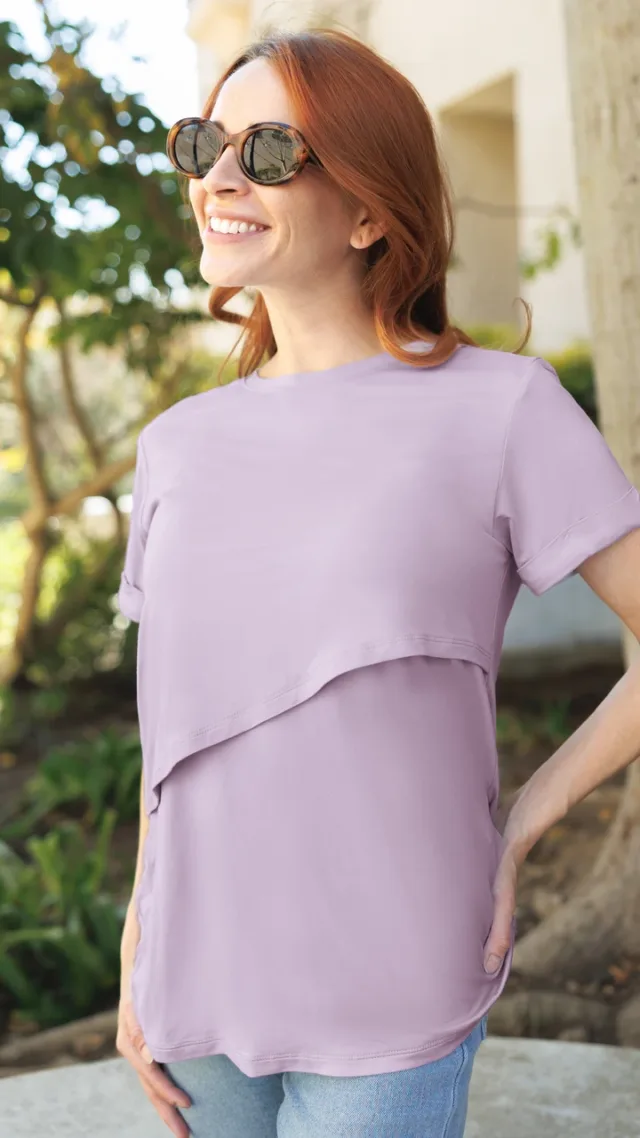 Everyday Asymmetrical Nursing T-Shirt