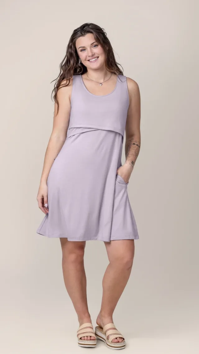 Penelope Crossover Nursing Dress