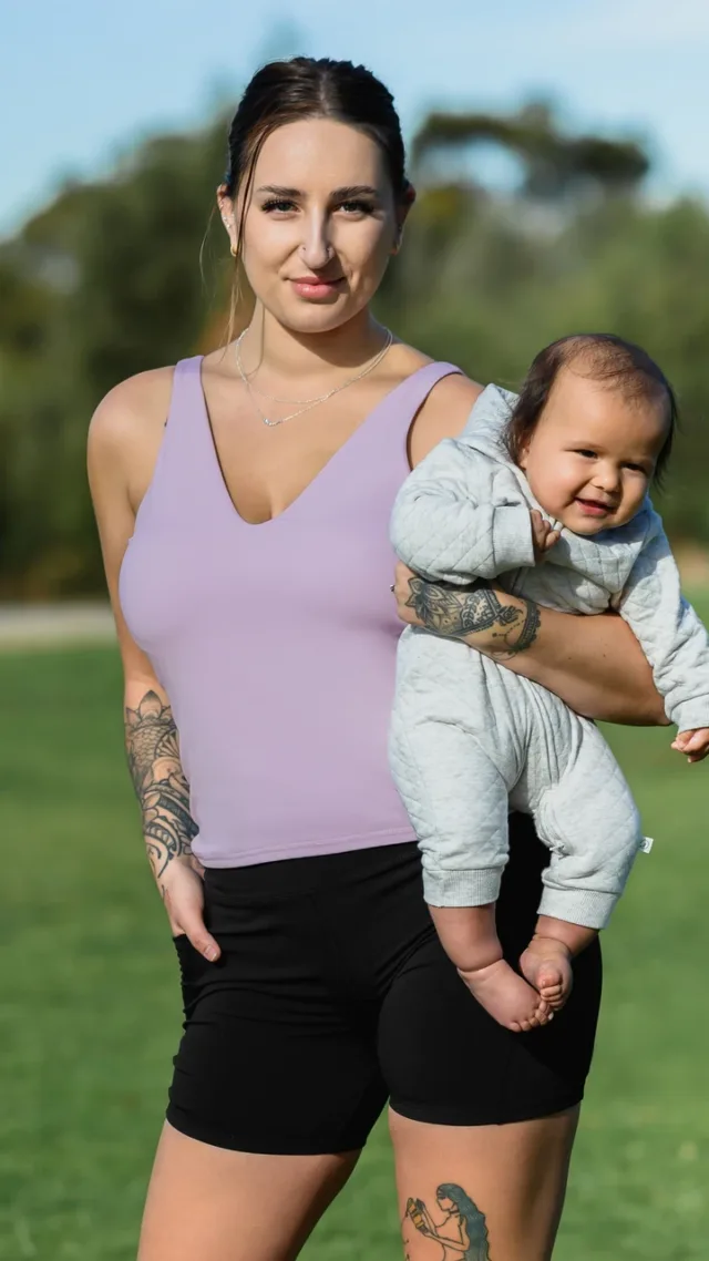 Wren Active V-Neck Nursing Tank Top
