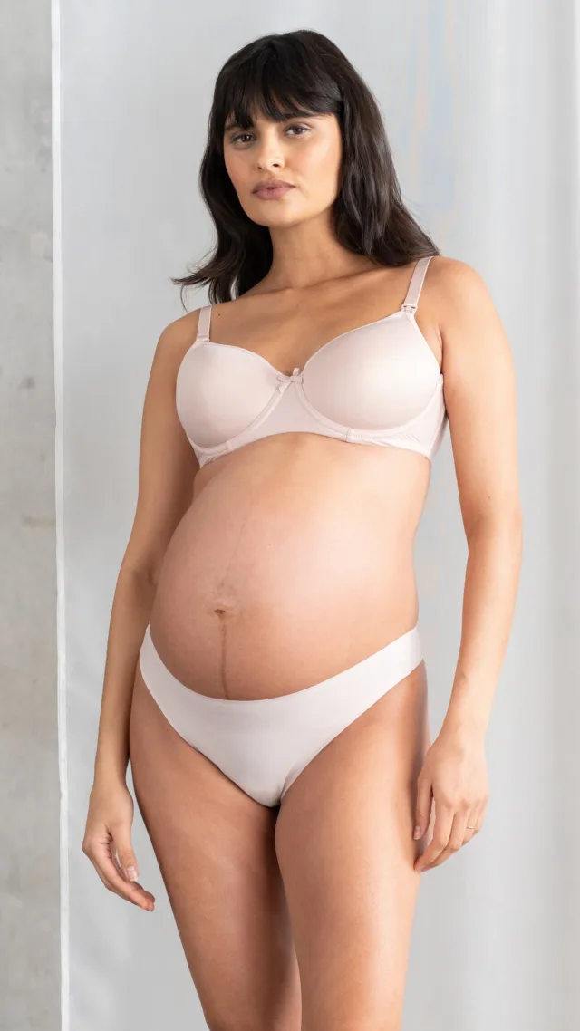 2-Pack No Vpl Under Bump Maternity Thong