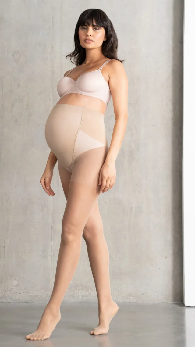 20 Denier Nude Maternity Tights – 2 Pack