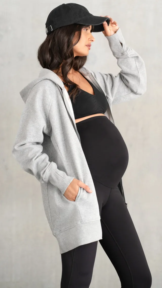 3 In 1 Relaxed Fit Maternity Hoodie