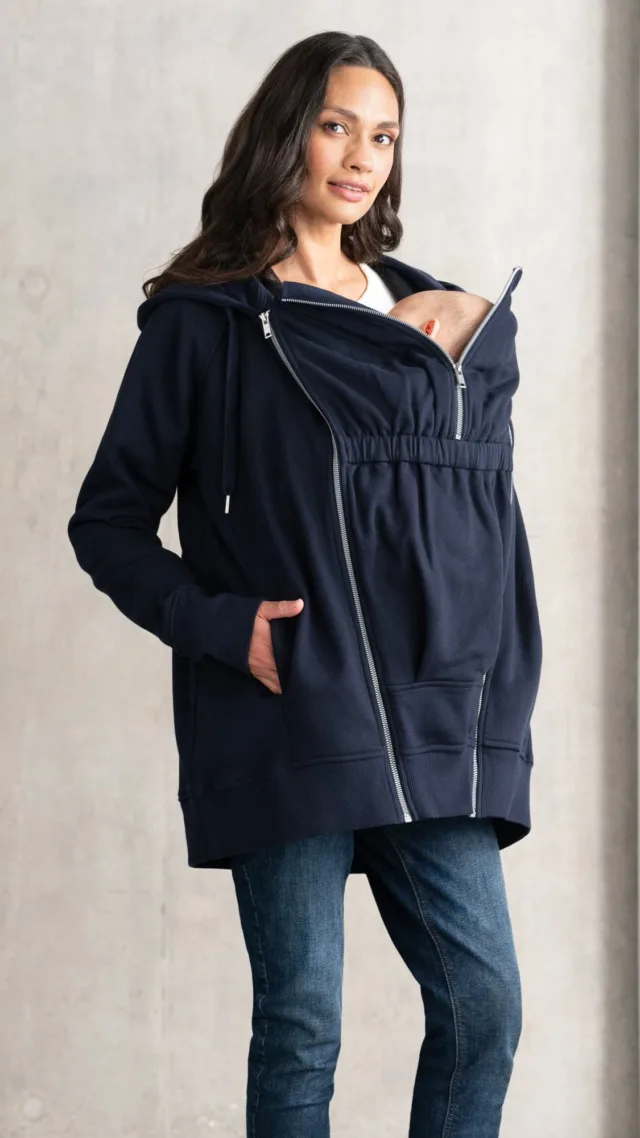 3 In 1 Relaxed Fit Maternity Hoodie