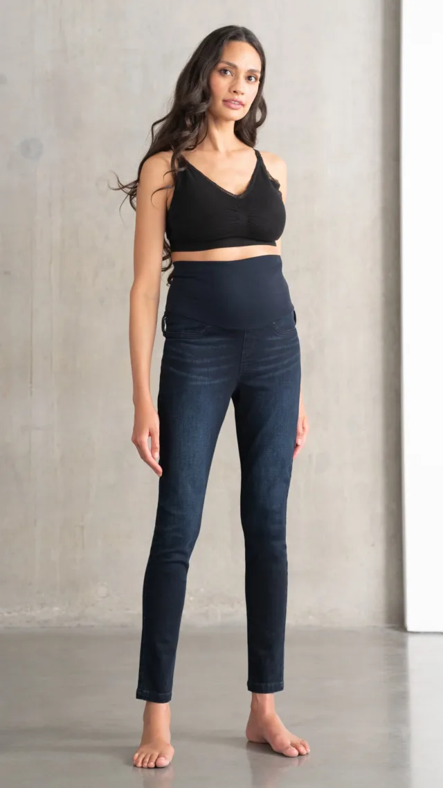 Indigo Skinny Post Maternity Shaping Jeans